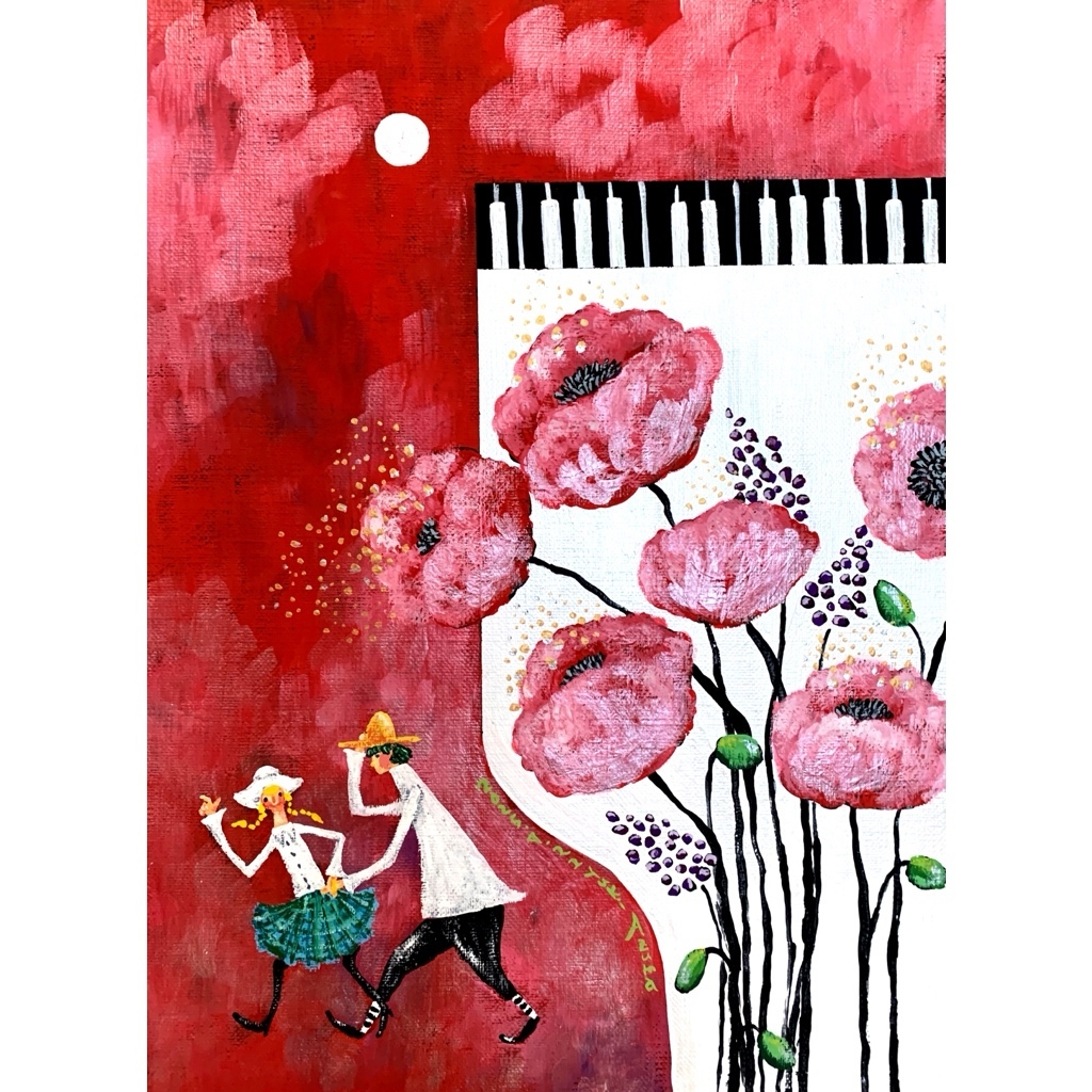 絵画「ランデブー」（原画）〜日常にこそ絵画を〜