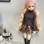 ディープブラウン　ニット　トップス　ピュアニーモ　ドール　コート　アウター　ワンピース　ブルゾン
