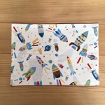 【sale】25×35   ランチョンマット　ロケット🚀星座　裏地あり