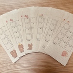 【アソート】ハンドメイド くまさん 貯金袋 袋分け 貯金封筒