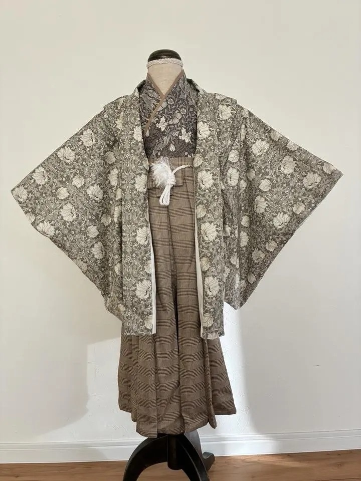 k★hi　デニムライクな羽織袴オーダー オーダー品】七五三 デニムライクな羽織袴 - Ark's GALLERY