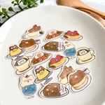 kumao Cafeフレークシール 16枚 (8種×2枚)