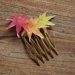 紅葉のヘアコーム