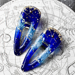天空の星地図ヘアクリップ〈大〉