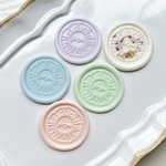 ロゼッタ「for you」　シーリングスタンプシール　パステルカラー5枚セット