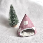 ハムスターのあったかテント⛺ピンクネコ玉