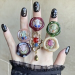 小さな花壇🎃🖤リングガチャ(３４)