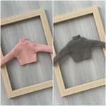 リブニットのハイネック☆ 22cmドール服☆