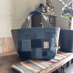 sowelu2015様専用m478ラウンドbag(デニムパッチ)