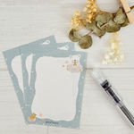 【メモペーパー・A7size】夢カワなしろくまくん【memo paper・A7size】