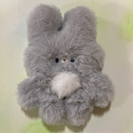 ふわふわ　うさぎさんぬいぐるみ（グレー）