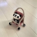 ベビーカーとチビパンダ