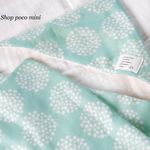 ふんわりおくるみ（ブランケット・ガーゼケット）｜6重ガーゼ＆ブーケモスグリーン