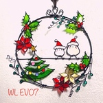  【WL EV07クリスマス】ディップアート　ワイヤーアート　ワイヤークラフト