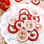 6枚セット シーリングスタンプシール 🍓.ﾟ･*.オールドベリー❁⃘*.ﾟ  苺  いちご