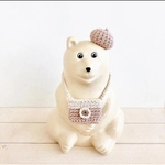 カメラ*ﾅﾁｭﾗﾙｶﾗｰ✱しろくま貯金箱    