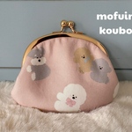 がま口👛（中）抱っこちゃん柄（ピンク）
