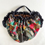 vintage scarf upcycle bag (floral)