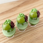 ねこ抹茶パフェ♡ねこカフェ