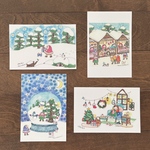 クリスマスポストカード4枚セット