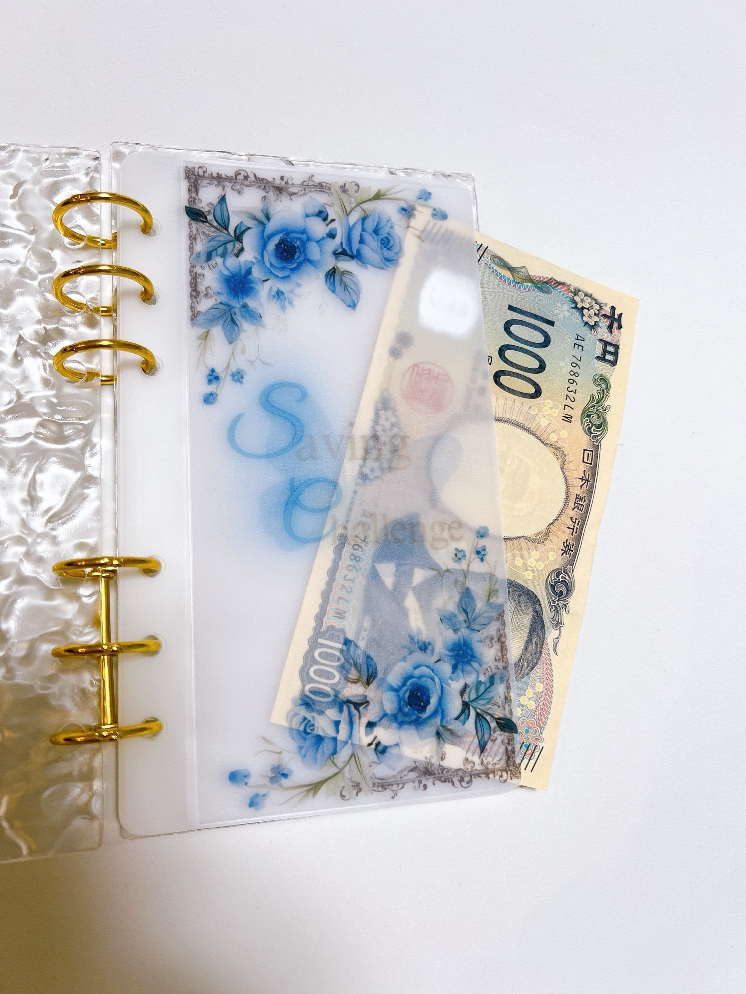 バインダー貯金 Saving リフィル A6サイズ 6枚 Butterfly - rady-chan