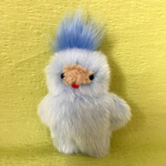 ぬいぐるみ　ふわふわ　ペッペちゃん　ブルー逆毛　イエティ　新色