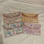 【ｍ様オーダー品】入園入学お箸とランチョンマットケースマジックテープ★バレリーナユニコーン猫パステル水族館