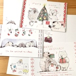 ずんぐり〜ずのクリスマス＊ポストカードセット