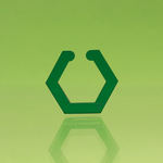 【6色】【ラスト再販】グリーンクリア　ヘキサイヤーカフ　イヤカフ　ech-grcl ｜六角形　ユニセックス　