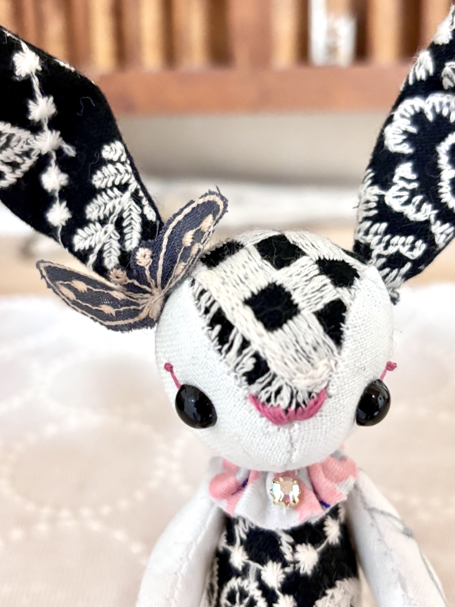 ミナペルホネン＊ハンドメイド＊ぬいぐるみ＊テディベア＊51 ミナペルホネン＊ハンドメイド＊ぬいぐるみ＊猫＊104 - メルカリ