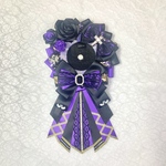 痛ロゼット/ロゼット/ロゼッタ/サテンリボン/フリル/推しカラー/推し/メンバーカラー