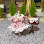 女の子のおしゃれワンピース◆ドール服◆シルバニアにも◆