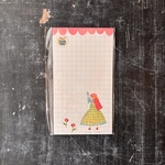 【手帳リフィル　M6サイズ】万年筆の女の子