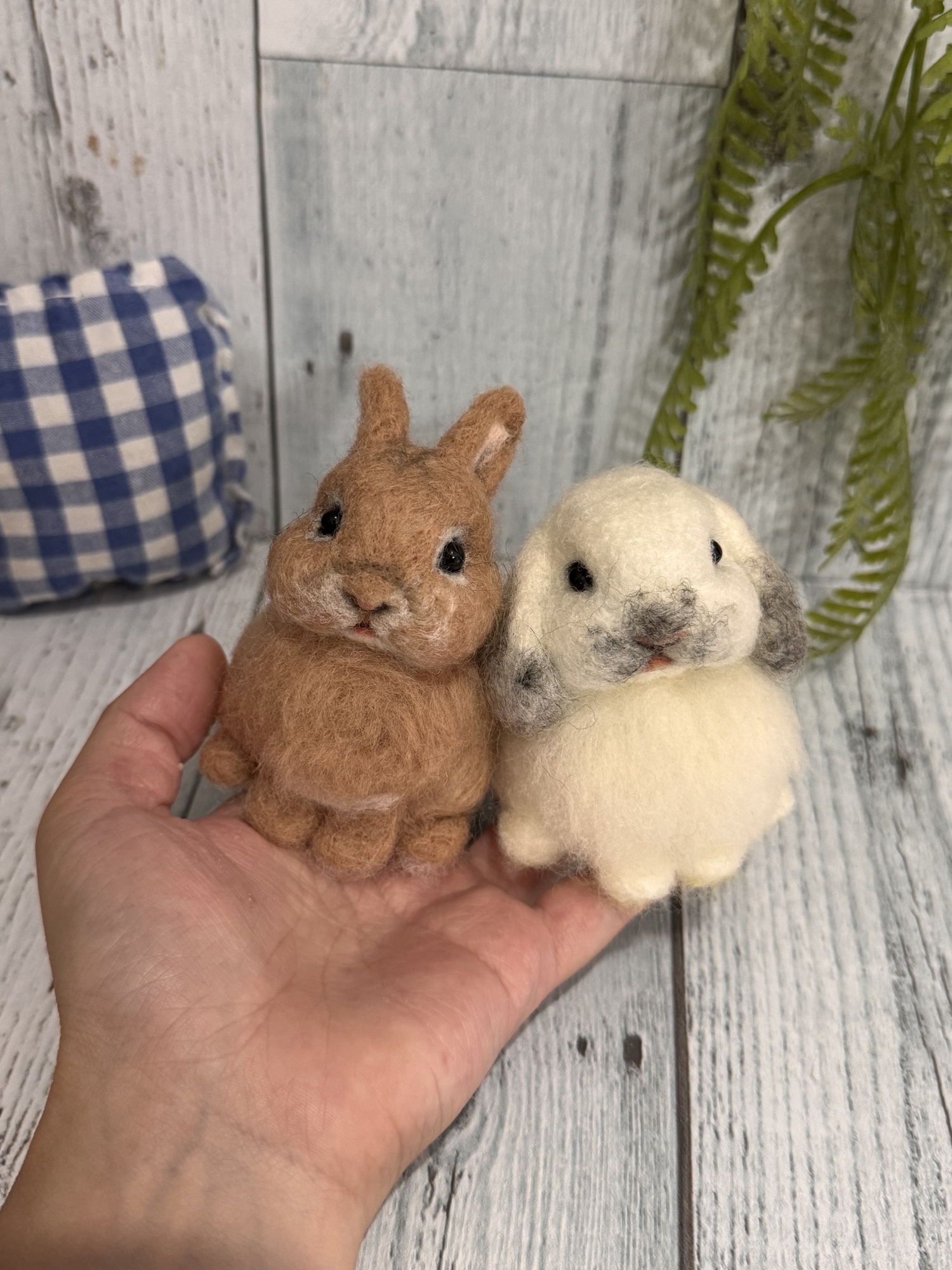 オーダー　ちまっとうさぎ　うちの子オーダー　羊毛フェルト　うさぎ