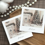 小さなクリスマスカード ホワイト 10枚入