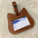 ネコのトラベルタグ　送料無料　ネームタグ　ラゲッジタグ　再販