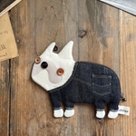 デニムのフレブルポーチ2代目