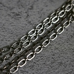 〈シルバー〉10cm単位レクタングルチェーン ステンレス ゴールド 1コマ5×7mm 