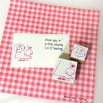 new✨セット[あこがれのママの水玉スカート(小さい水玉) とママだいすきのフキダシ ] ラバースタンプ ｼｮｰﾕｰｽﾀﾝﾌﾟ show you*