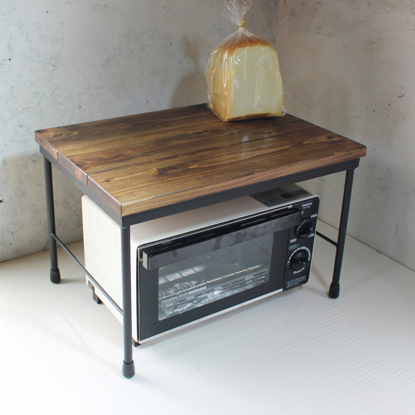 アイアントースターラック・角パイプ仕様・黒 - BULU0O0'S GALLERY