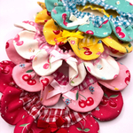 猫ちゃんザビエル首輪 ギンガムチェックチェリー