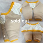 特別価格❣️©️【レギュラー】肘あてわんこ服® ＜48＞ゾウ柄（薄黄色）8　1点限り