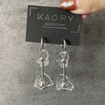 69✴︎［4way］クリア/アクリル/メタルビーズ［ピアス/イヤリング］