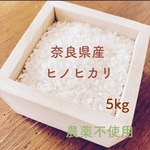 奈良県産ヒノヒカリ（令和6年産）5kg｜10分付き｜農家直送・農薬不使用