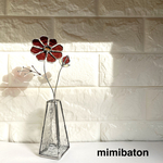 【new】mimibaton＊ステンドグラス・チョコレートコスモス＊