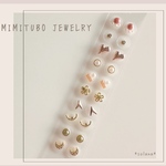 耳つぼジュエリー♡ゴールド・パール 20粒 チタン 【完成品】