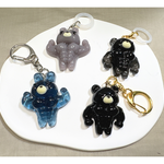 【お試し価格】💪(‘ω’💪) まっちょ くま＆うさぎ キーホルダー/アンブレラマーカー ◇まっちょスタイル◇
