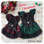 犬服　🎄Christmas🎄ワンピース・バルーンタンクトップ