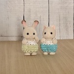 シルバニア ・たっち赤ちゃんのかぼちゃパンツ風ワンピース(2色)