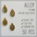 金属チャーム・メダイAtG(50個)